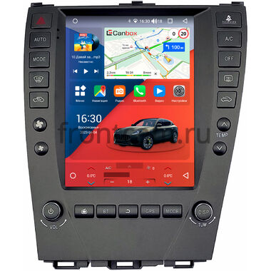 Lexus ES 5 (2006-2012) (для топовой комплектации) Canbox H-Line (Tesla style) 9.7 дюймов 4/64 5623-1312-115 на Android 10 (4G-SIM, DSP, QLed)