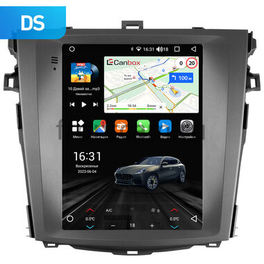 Toyota Corolla 10 2006-2013 Canbox M-Line (Tesla style) 9.7 дюймов 2/32 5620-1312-12 на Android 10 (4G-SIM, DSP, QLed)