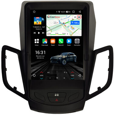 Ford Fiesta (Mk6) (2008-2019) Canbox M-Line (Tesla style) 9.7 дюймов 2/32 5620-1312-124 на Android 10 (4G-SIM, DSP, QLed)
