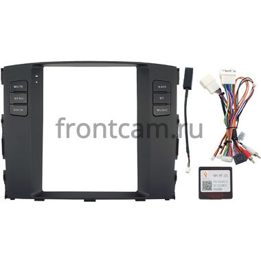 Рамка RM-1312-131 DS (Tesla style) 9.7 дюймов для Mitsubishi Pajero 4 2006-2024 (c Rockford)