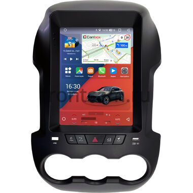 Ford Ranger 3 (2011-2015) Canbox H-Line (Tesla style) 9.7 дюймов 6/128 5627-1312-151 на Android 10 (4G-SIM, DSP, QLed)