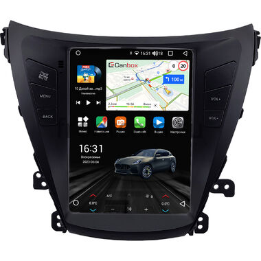 Hyundai Elantra 5 (MD) (2013-2016) Canbox M-Line (Tesla style) 9.7 дюймов 2/32 5620-1312-153 на Android 10 (4G-SIM, DSP, QLed)