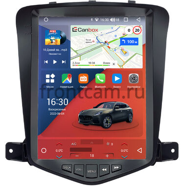 Chevrolet Cruze (2008-2012) Canbox H-Line (Tesla style) 9.7 дюймов 6/128 5627-1312-157 на Android 10 (4G-SIM, DSP, QLed)