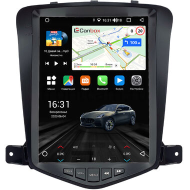 Chevrolet Cruze 2008-2012 Canbox M-Line (Tesla style) 9.7 дюймов 2/32 5620-1312-157 на Android 10 (4G-SIM, DSP, QLed)