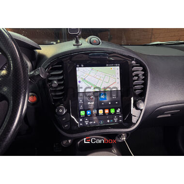 Nissan Juke 2010-2019 (глянцевая) Canbox H-Line (Tesla style) 9.7 дюймов 4/32 5621-1312-191 на Android 10 (4G-SIM, DSP, QLed)