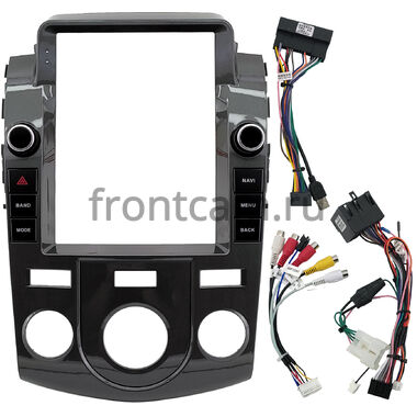 Рамка RM-1312-203 под магнитолу Tesla style 9.7 дюймов для Kia Cerato 2 Седан, Cerato 2 Купе, Forte 2008-2013 (Тип 1, авто без климат-контроля)
