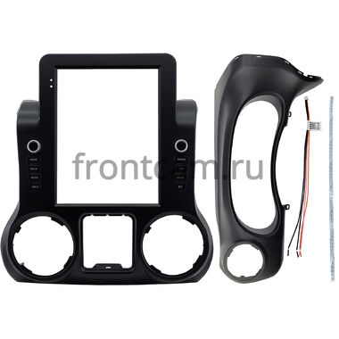 Рамка RM-1312-208 DS (Tesla style) 9.7 дюймов для Jeep Wrangler 3 (JK) 2014-2018