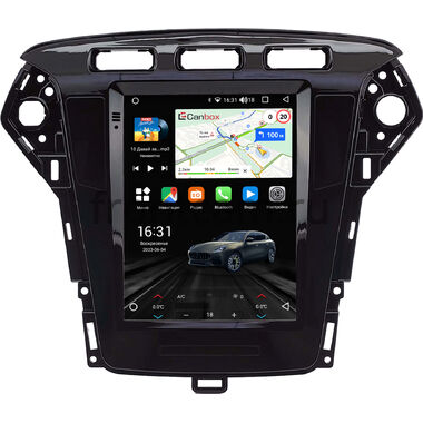 Ford Mondeo 4 2010-2014 Canbox (Tesla style) 9.7 дюймов 2/32 GT096-1312-218 на Android 10 (QLed, DSP, CarPlay)