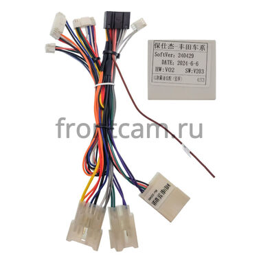 Рамка RM-1312-243 под магнитолу Tesla style 9.7 дюймов для Toyota Land Cruiser Prado 120 / Lexus GX 470 2002-2009 (для авто без усилителя)