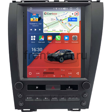 Lexus ES 5 2006-2012 (can BSJ) Canbox H-Line (Tesla style) 9.7 дюймов 4/32 5621-1312-256 на Android 10 (4G-SIM, DSP, QLed)