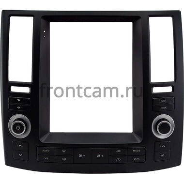 Рамка RM-1312-289 под магнитолу Tesla style 9.7 дюймов для Infiniti FX35 (S50), FX45 (S50) 2006-2009 (черная)