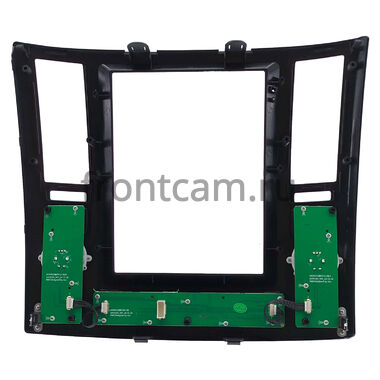 Рамка RM-1312-289 под магнитолу Tesla style 9.7 дюймов для Infiniti FX35 (S50), FX45 (S50) 2006-2009 (черная)