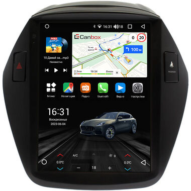 Hyundai ix35, Tucson 2 2009-2015 (Тип C) Canbox (Tesla style) 9.7 дюймов 2/32 GT096-1312-32 на Android 10 (QLed, DSP, CarPlay)