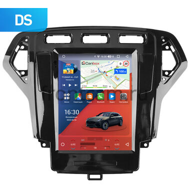 Ford Mondeo 4 (2006-2010) Canbox H-Line (Tesla style) 9.7 дюймов 4/32 5621-1312-6 на Android 10 (4G-SIM, DSP, QLed)