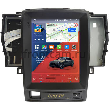 Toyota Crown (S180) (1999-2008) Canbox H-Line (Tesla style) 9.7 дюймов 6/128 5627-1312-205 на Android 10 (4G-SIM, DSP, QLed)