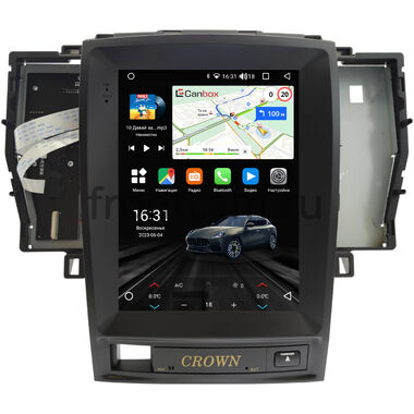 Toyota Crown (S180) 1999-2008 Canbox M-Line (Tesla style) 9.7 дюймов 2/32 5620-1312-205 на Android 10 (4G-SIM, DSP, QLed)