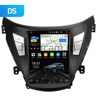 Hyundai Elantra 5 (MD) (2010-2014) (тип1) Canbox M-Line (Tesla style) 9.7 дюймов 2/32 5620-1312-92 на Android 10 (4G-SIM, DSP, QLed)