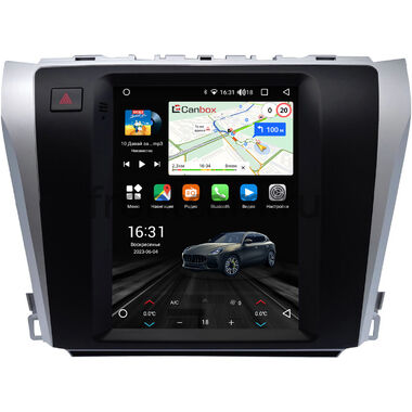 Toyota Camry XV50 2011-2014 Canbox M-Line (Tesla style) 9.7 дюймов 2/32 5620-1312-96 на Android 10 (4G-SIM, DSP, QLed)