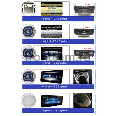 Комплект проводов Canbox 558 для Mercedes-Benz S (W221) 2009-2013 (can RZC G-RZ-Benz54 LVDS AHD NTG4.5)