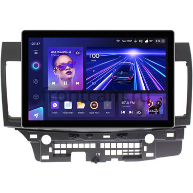 Mitsubishi Lancer 10 2007-2017 (для авто без Rockford) Teyes CC3 2K 6/128-1021 13 дюймов на Android 10 (4G-SIM, DSP, QLed)