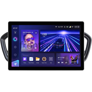 Lada Vesta (NG), Aura 2024-2025 (черная, матовая) Teyes CC3 2K 6/128-9-9820 13 дюймов на Android 10 (4G-SIM, DSP, QLed)