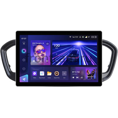 Lada Vesta (NG), Aura 2024-2025 (черная, матовая) Teyes CC3 2K 4/64-9-9820 11.5 дюймов на Android 10 (4G-SIM, DSP, QLed)