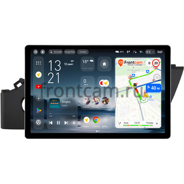 Kia Rio 4, Rio X 2020-2024 (матовая текстурная) Teyes CC4 Pro 2K 8/128-9602 13 дюймов на Android 13 (4G-SIM, DSP, QLed)