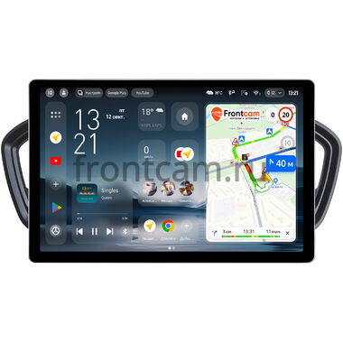 Lada Vesta (NG) 2022-2026, Aura 2024-2026 (черная, матовая) Teyes CC4 Pro 2K 12/256-9-9820 13 дюймов на Android 13 (4G-SIM, DSP, QLed)