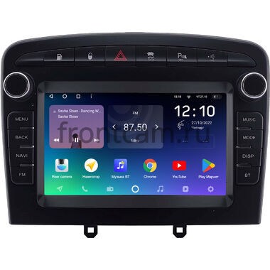 Peugeot 308, 408, RCZ 2007-2022 (черная, Тип 2) Teyes SPRO PLUS 3/32 7 дюймов RP-2152-505 на Android 10 (4G-SIM, DSP)