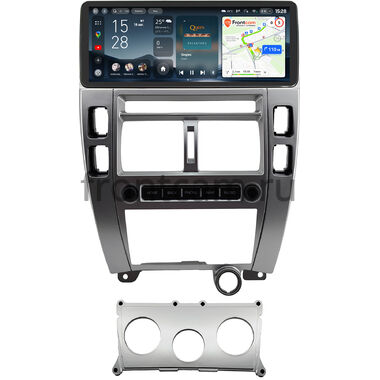 Hyundai Tucson 2004-2010 (серебрянная) Teyes CC4 Pro 12.3 12/256 Split System RM-0586 на Android 13 (4G-SIM, DSP, QLed)