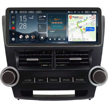 Toyota Highlander 2 (U40) 2007-2013 Teyes CC4 Pro 12.3 12/256 Split System RM-0855 на Android 13 (4G-SIM, DSP, QLed)