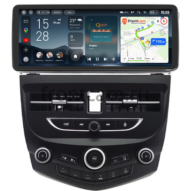 Honda Accord 7 2002-2008 Teyes CC4 12.3 8/128 RM-1415 на Android 14 (4G-SIM, DSP, QLed)