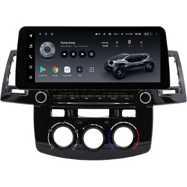 Toyota Fortuner, Hilux 7 2004-2015 (с кондиционером или климат-контролем) 12.3 дюйма Teyes LUX ONE 4/32 RM-0396 на Android 10 (4G-SIM, 4/32, DSP, QLed) BMW Style