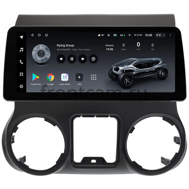 Jeep Wrangler 3 (JK) 2011-2014 12.3 дюйма Teyes LUX ONE 6/128 RM-1294 на Android 10 (4G-SIM, 6/128, DSP, QLed) BMW Style