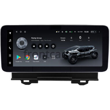 Honda Vezel 2, HR-V 3 (2021-2024) 12,3 дюйма Teyes LUX ONE (Round Corner) 6/128 RM-0182 на Android 10 (4G-SIM, 6/128, DSP, QLed) Mercedes Style