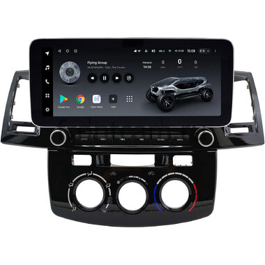 Toyota Fortuner, Hilux 7 2004-2015 (с кондиционером или климат-контролем) 12.3 дюйма Teyes LUX ONE 360 6/128 RM-0396 на Android 10 (4G-SIM, 6/128, DSP, QLed) Mercedes Style