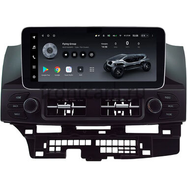 Mitsubishi Lancer 10 2007-2017 12.3 дюйма Teyes LUX ONE (Round Corner) 6/128 RM-0525 на Android 10 (4G-SIM, 6/128, DSP, QLed) Mercedes Style