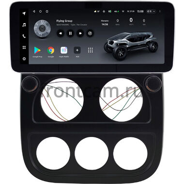 Jeep Liberty (Patriot), Compass 2010-2016 12.3 дюйма Teyes LUX ONE (Round Corner) 6/128 RM-0593 на Android 10 (4G-SIM, 6/128, DSP, QLed) Mercedes Style