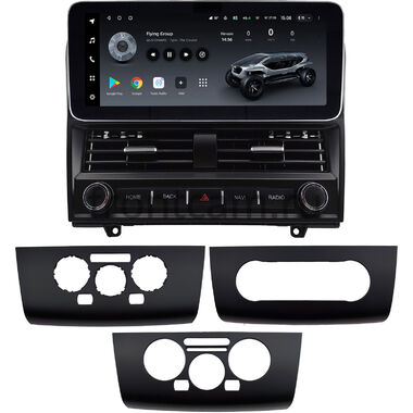 Nissan Tiida 2004-2013 (Тип 2, цвет черный) 12.3 дюйма Teyes LUX ONE 360 6/128 RM-0592 на Android 10 (4G-SIM, 6/128, DSP, QLed) Mercedes Style