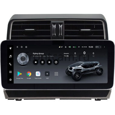 Toyota Land Cruiser Prado 150 2017-2024 12.3 дюйма Teyes LUX ONE 360 6/128 RM-0636 на Android 10 (4G-SIM, 6/128, DSP, QLed) Mercedes Style