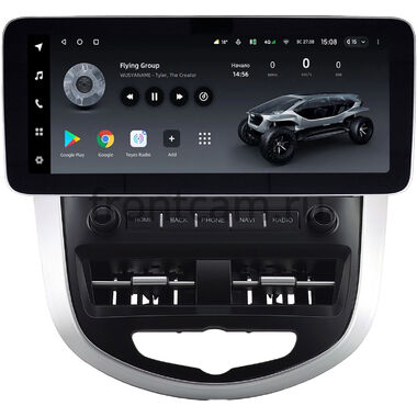 Hyundai Solaris, Accent 4 2010-2019 12.3 дюйма Teyes LUX ONE (Round Corner) 6/128 RM-0781 на Android 10 (4G-SIM, 6/128, DSP, QLed) Mercedes Style