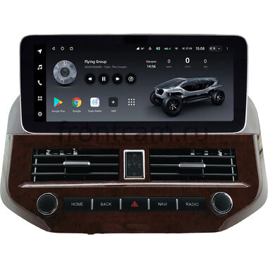 Mitsubishi Pajero 3, Montero 3 1999-2006 (под дерево) 12.3 дюйма Teyes LUX ONE 360 6/128 RM-0813 на Android 10 (4G-SIM, 6/128, DSP, QLed) Mercedes Style
