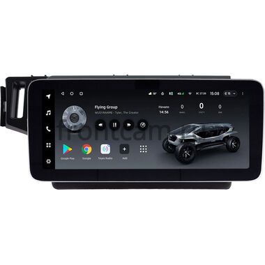 Honda Jazz 3 2014-2020 12.3 дюйма Teyes LUX ONE (Round Corner) 6/128 RM-0836 на Android 10 (4G-SIM, 6/128, DSP, QLed) Mercedes Style