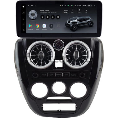Lada Granta, Granta Sport 2011-2018, ВИС 2349 2013-2017 (черная, матовая) 12.3 дюйма Teyes LUX ONE 360 6/128 RM-0873 на Android 10 (4G-SIM, 6/128, DSP, QLed) Mercedes Style