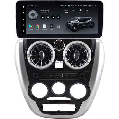 Lada Granta, Granta Sport 2011-2018, ВИС 2349 2013-2017 (серебряная, матовая) 12.3 дюйма Teyes LUX ONE (Round Corner) 6/128 RM-0874 на Android 10 (4G-SIM, 6/128, DSP, QLed) Mercedes Style