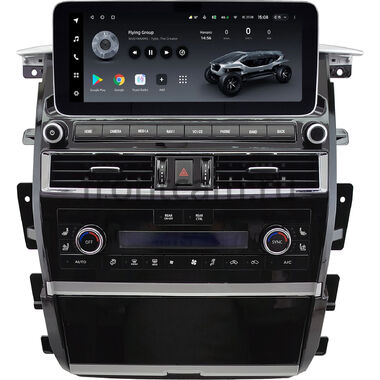 Nissan Patrol (Y62) 2010-2024, Armada 2 2016-2020 (для любой комплектации) 12.3 дюйма Teyes LUX ONE 360 6/128 RM-0885 на Android 10 (4G-SIM, 6/128, DSP, QLed) Mercedes Style