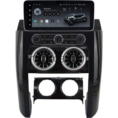 Land Rover Discovery 3 2004-2009 (черная, глянцевая) 12.3 дюйма Teyes LUX ONE (Round Corner) 6/128 RM-0969 на Android 10 (4G-SIM, 6/128, DSP, QLed) Mercedes Style