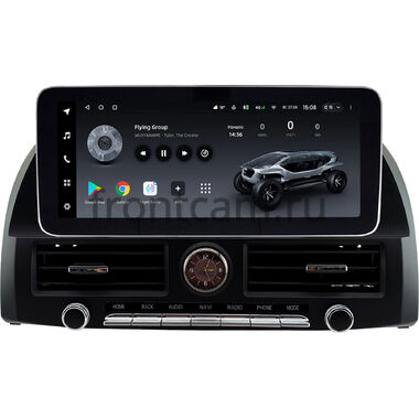 Toyota Camry XV30 2001-2006 (черная) 12.3 дюйма Teyes LUX ONE (Round Corner) 6/128 RM-1357 на Android 10 (4G-SIM, 6/128, DSP, QLed) Mercedes Style