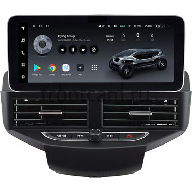Ford Fiesta (Mk6) 2008-2019 (черная) 12.3 дюйма Teyes LUX ONE (Round Corner) 6/128 RM-1539 на Android 10 (4G-SIM, 6/128, DSP, QLed) Mercedes Style