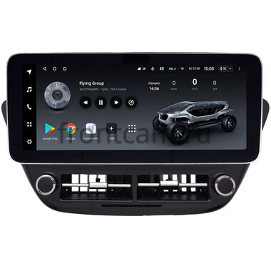 Hyundai Solaris 2 2017-2020 (черная глянцевая) 12.3 дюйма Teyes LUX ONE (Round Corner) 6/128 RM-1582 на Android 10 (4G-SIM, 6/128, DSP, QLed) Mercedes Style